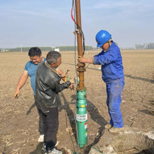 农田机井深井潜水泵检修